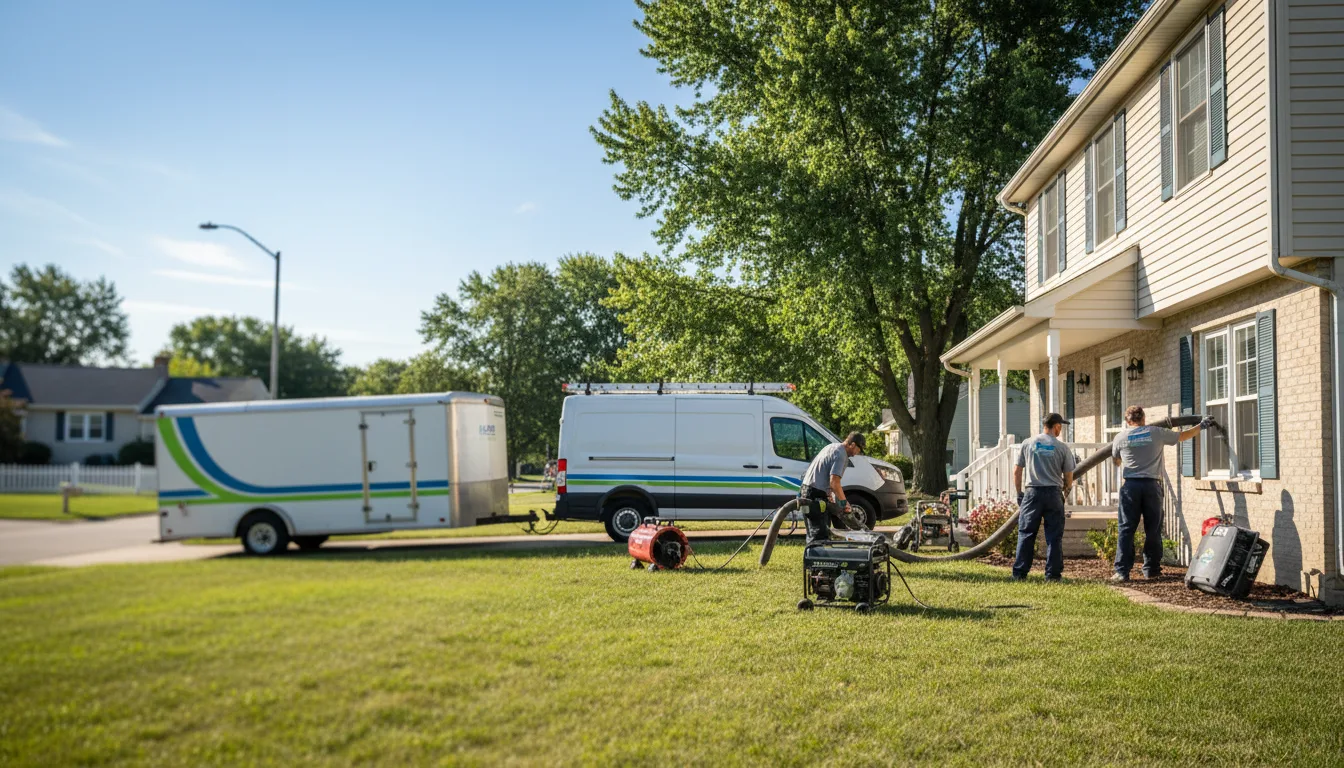 Flooded Basement Restoration And Cleanup With Repair in Whiting, IA near me